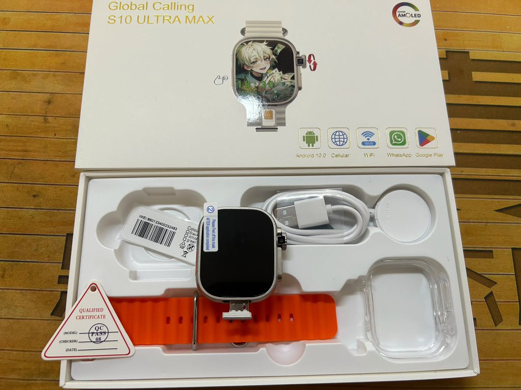 NNEOBA Android Smartwatch Rotary Camera Orange-1